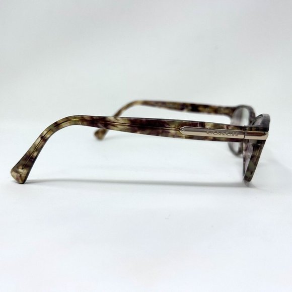 COACH Eyeglasses HC 6065 5287 Frames Confetti Light Brown Square 51 [] 17 135 - Picture 3 of 10